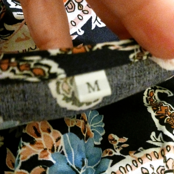 Blue Paisley Print BOHO Cottagecore Maxi Dress Tassle Tie - Picture 7 of 9